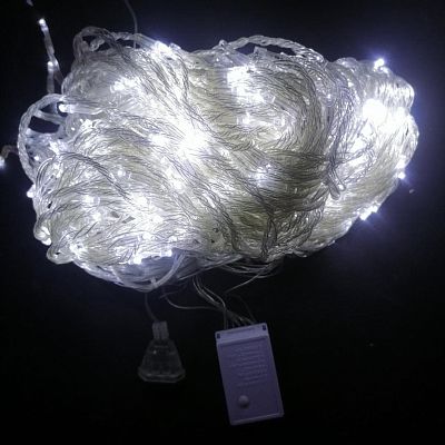 Светодиодный занавес водопад 3х2 320 LED белый холодный K130-719