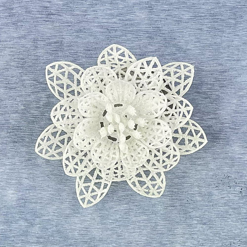 													Цветок белый d  см Allotos9w фото 2