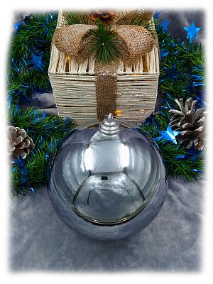 Шар 15 см 1 шт серый 150SP1-01GREY