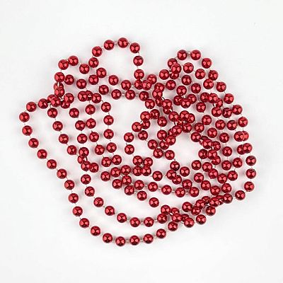 Бусы красный 1.8 м см SML-1r-X