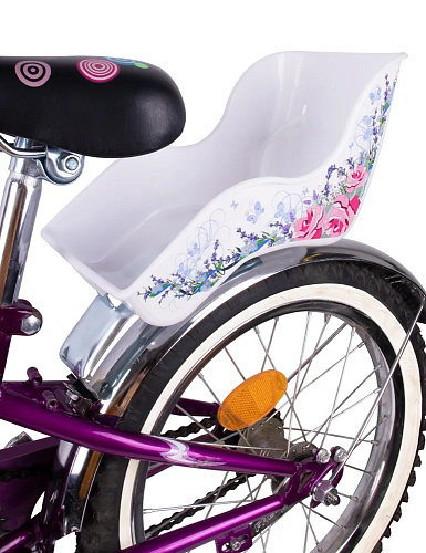													Кресло велосипедное для куклы "Цветы" белый Vinca sport VS-KD 01 white Flowers фото 5
