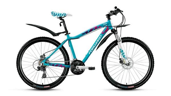 Велосипед горный FORWARD Lima 2.0 disc 26" 15" 21 ск. синий матовый FORWARD Lima 2.0 disc 15" синий 