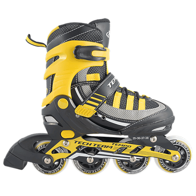 Роликовые коньки Tech Team Tempo, 39-42 Black - Yellow, , 00005945