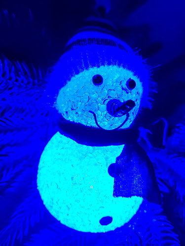 													Снеговик 12 см красный 27010R фото 3