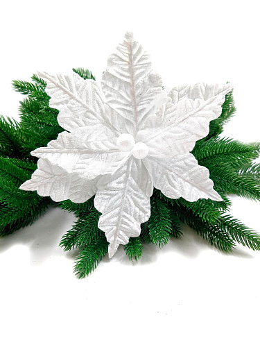 													Цветок белый d 21 см Flo-31