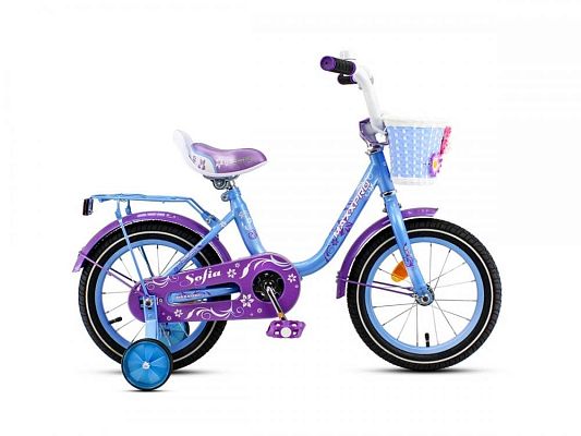 Велосипед детский MAXXPRO SOFIA 14"  1 ск. Бирюзово-сиреневый SOFIA-14-3 
