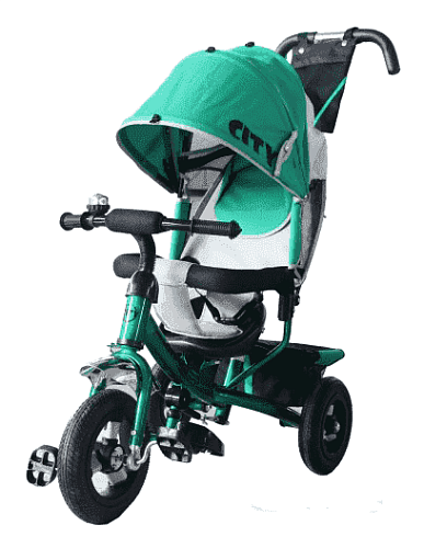 Велосипед трехколесный СИТИ зеленый JD7G Велосипед трехколесный СИТИ зеленый JD7G