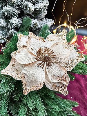 Цветок шампань d  см Flo-12-79champane