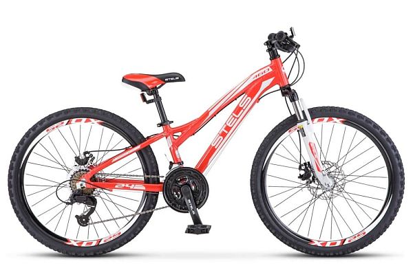 Велосипед горный STELS Navigator 460 MD 24" 11" 21 ск. красный LU071973 