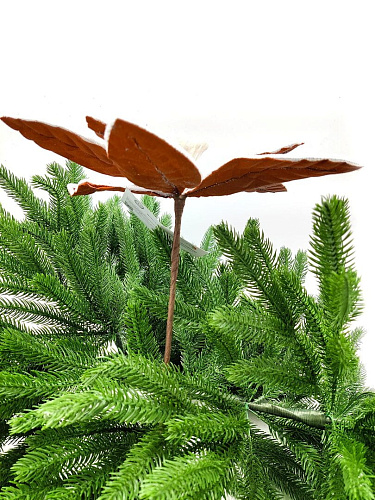 													Цветок бежевый d 28 см 99222802beige фото 4