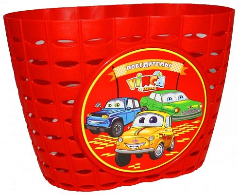 Велокорзина передняя Vinca sport Рыцарь детская красная P 06 Rider