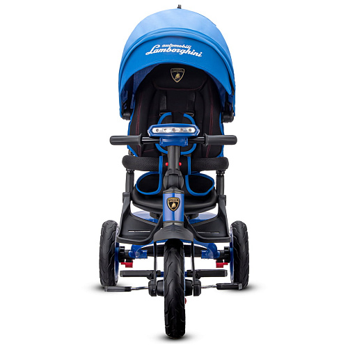 													Детский трехколесный велосипед с ручкой LAMBORGHINI L5B синий L5B фото 2