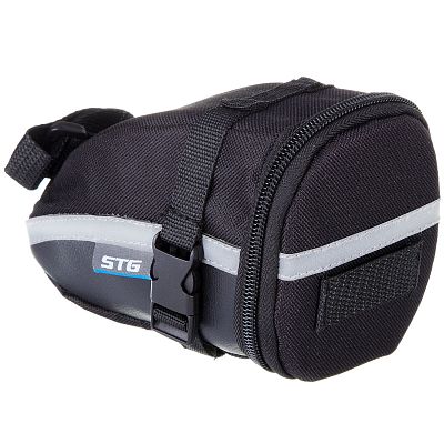 Велосумка под седло STG 13196, ,   черная Х83840