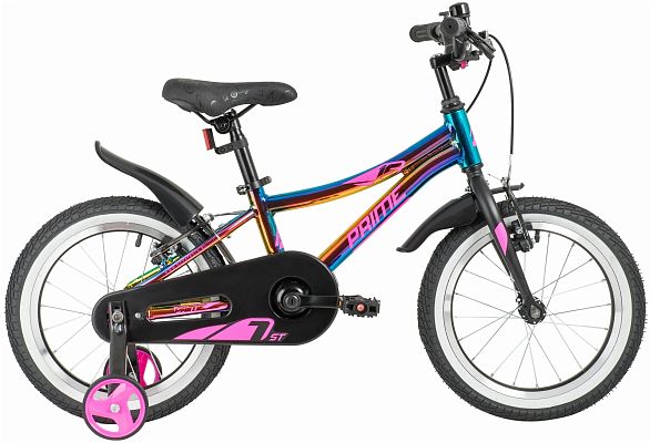 Велосипед детский Novatrack PRIME 16" 9,5" 1 ск. Фиолетовый металлик 167APRIME1V.GVL20 