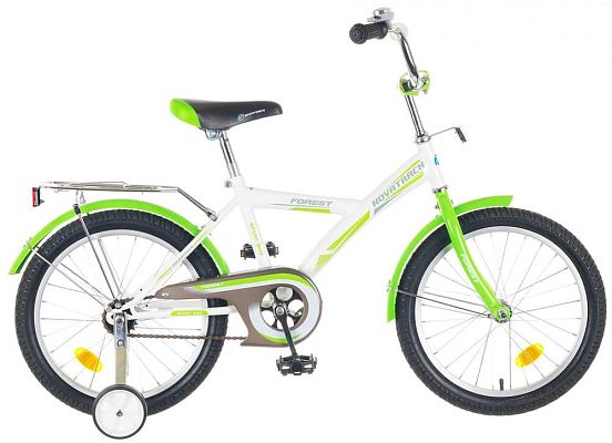 Велосипед детский Novatrack FOREST 18" 10,5"  ск. бело-зеленый 181FOREST.WT5 