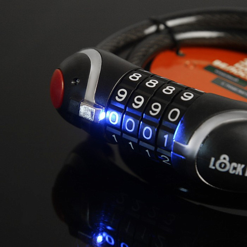 													Замок кодовый LOCKLAND castle, 10x650мм, черный, с подсветкой 7478451 фото 2