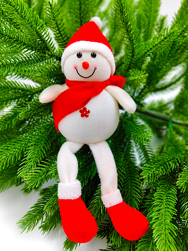 													Снеговик 14 см красный 27010-1R