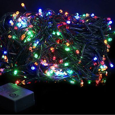  5 м, цветной (RGB) 50 LED, , провод , K130-346