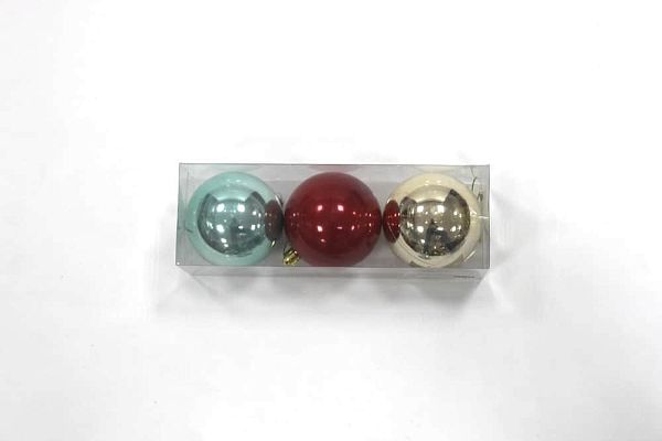 Набор шаров 8 см 3 шт МИКС 80ZV03-01A