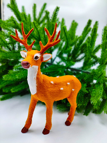 													Олень 25x17 см коричневый 0627-38 фото 5