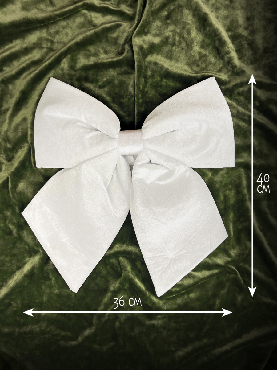 Бант 34х34 белый шт 32-1 фото 2 Бант 34х34 белый шт 32-1 фото 2