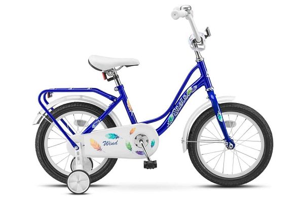 Велосипед детский STELS WIND 16" 11"  ск. синий LU077342 