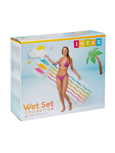 													Надувной матрас INTEX Радужный 203x84 см.  58724EU фото 2