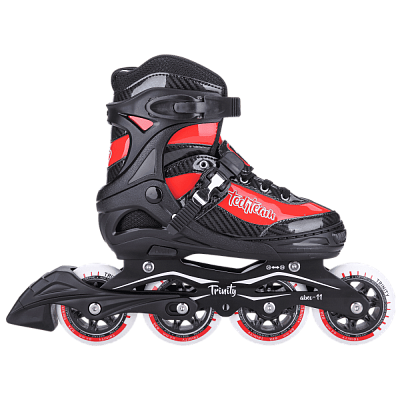 Роликовые коньки Tech Team Trinity, 31-34 Black - Red, , 00010914
