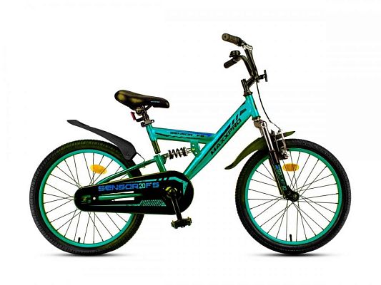 Велосипед детский MAXXPRO SENSOR FS 20"   ск. зелено-черный Y2011-2 
