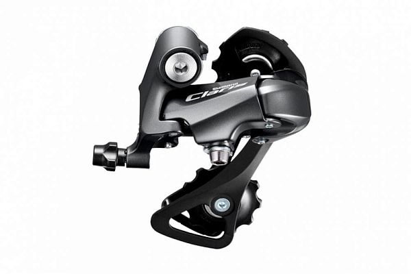 Переключатель задний Shimano Claris RD-R2000, 8 скоростей, на адаптер (петух), средняя, 43T  пусто