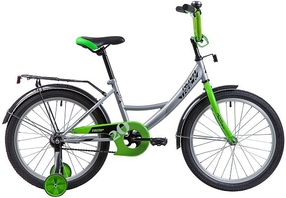 Велосипед детский Novatrack VECTOR 20" 11,5" 1 ск. серебристый 203VECTOR.SL9 