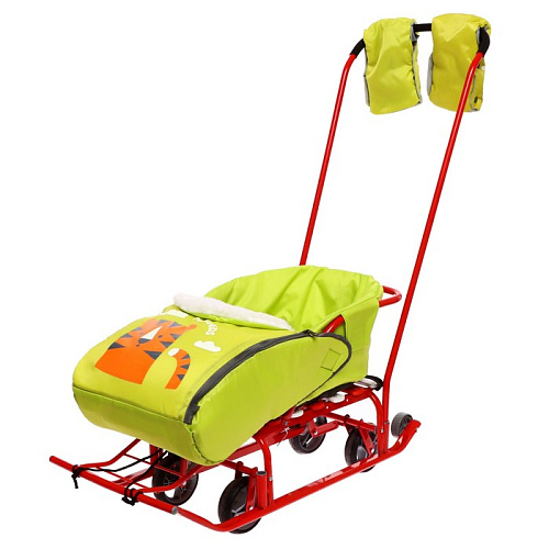 													Санки с набором аксессуаров детские Тимка 5УН алый 9441485/Т5УН/АЛ