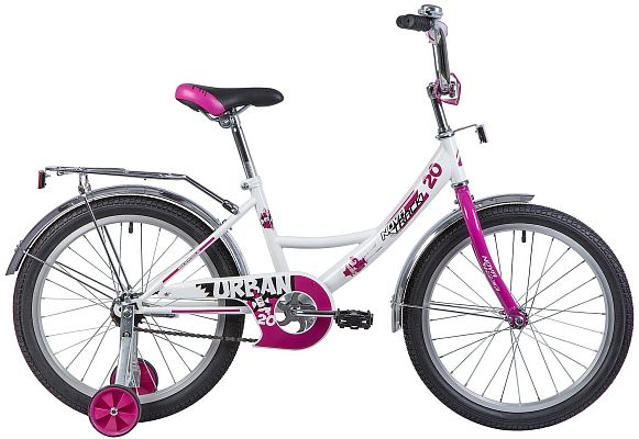Велосипед детский Novatrack URBAN 20" 11,5"  ск. белый 203URBAN.WT9 