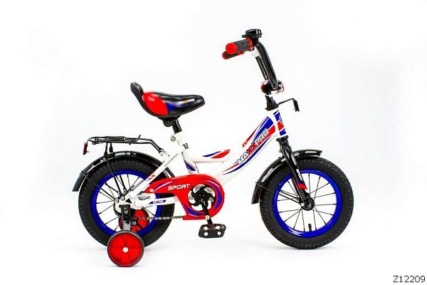 Велосипед детский MAXXPRO SPORT 12"  1 ск. бело-красный SPORT-12-3 (19) 