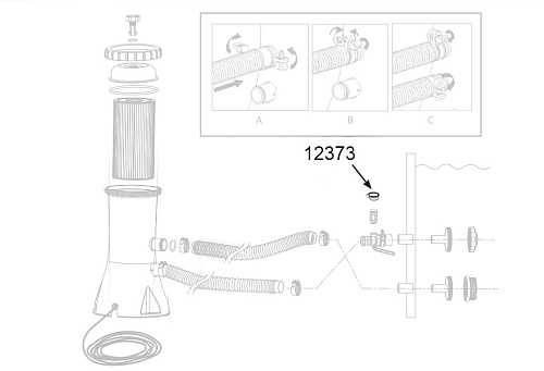 													Крышка воздушного клапана гидро-аэрации 12373 фото 3