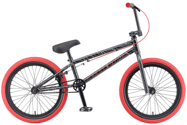 Велосипед BMX Tech Team GRASSHOPPER 20" 20,5"  ск. черно-красный 660010 