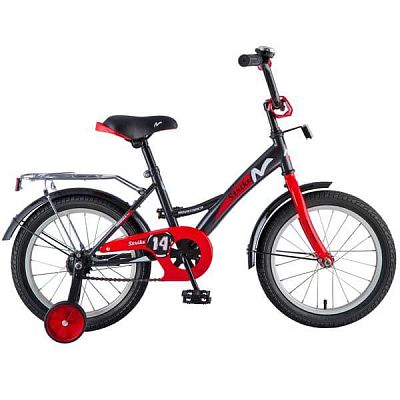 Велосипед детский Novatrack STRIKE 14" 9" 1 ск. черный-красный 143STRIKE.BKR8 