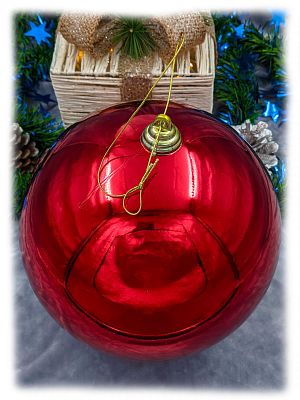 Шар 20 см 1 шт красный 200SP01-01R