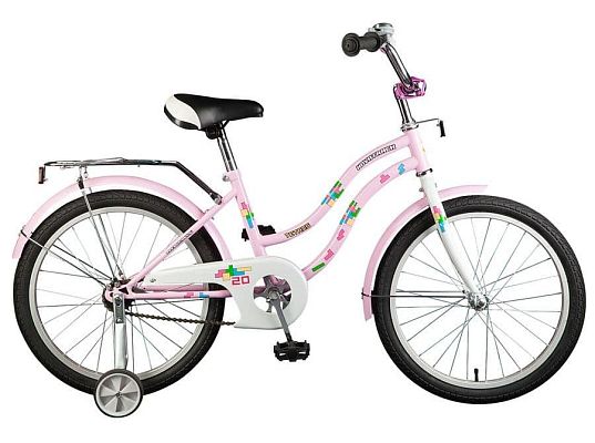 Велосипед детский Novatrack TETRIS 18" 10,5"  ск. розовый 181TETRIS.PN7 
