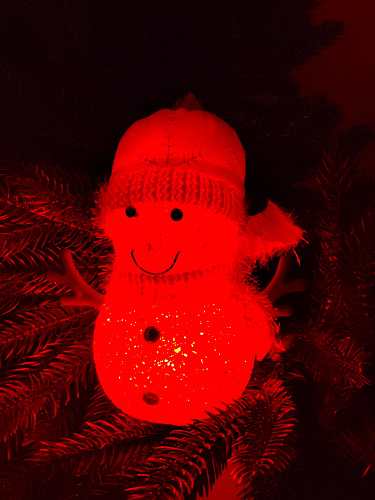 													Снеговик 12 см розовый 27010P фото 3