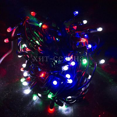  10 м м, МИКС 100 LED пост. свеч., , провод , DD1806
