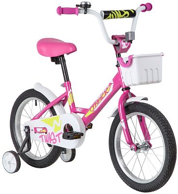 Велосипед детский Novatrack TWIST 16" 9" 1 ск. розовый 161TWIST.PN20 2020