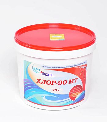 Медленный стабилизированный хлор PH+POOL    310013
