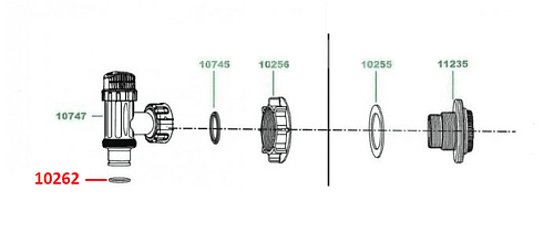 													Уплотнительное кольцо на плунжерный клапан под соединение (38 мм) INTEX 10262 фото 3