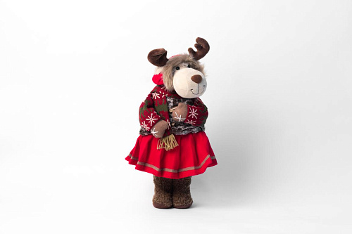 													Лось 50 см серый 98179901 фото 2