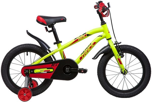 Велосипед детский Novatrack PRIME 16" 9,5"  ск. салатовый 167APRIME.GN9 2019