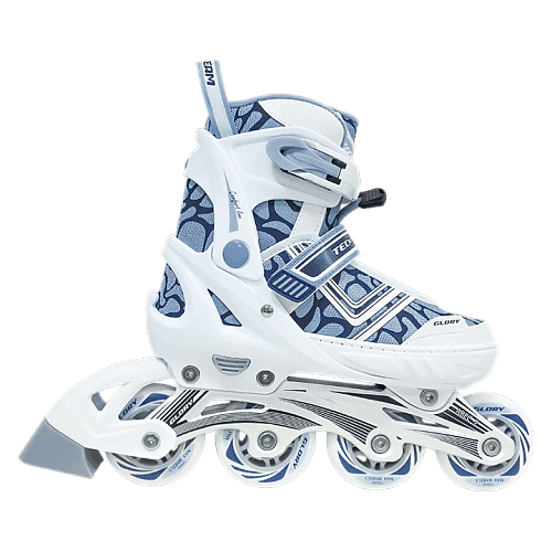													Роликовые коньки Tech Team Glory, 33-36 White - Gray, , 00010969