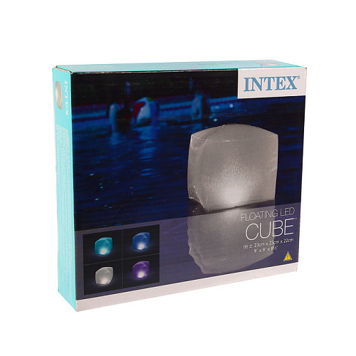 													Плавающая подсветка Куб 23х23х22см 28694