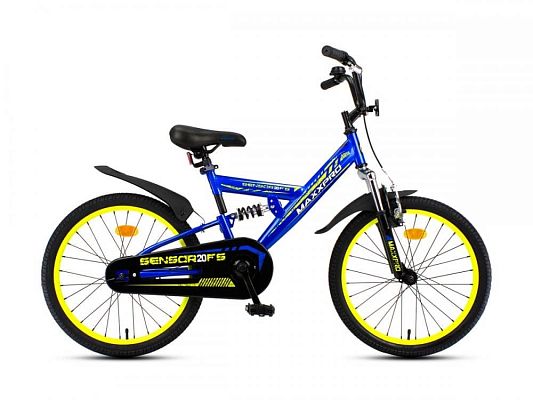 Велосипед детский MAXXPRO SENSOR FS 20"   ск. сине-зеленый Y2011-4 