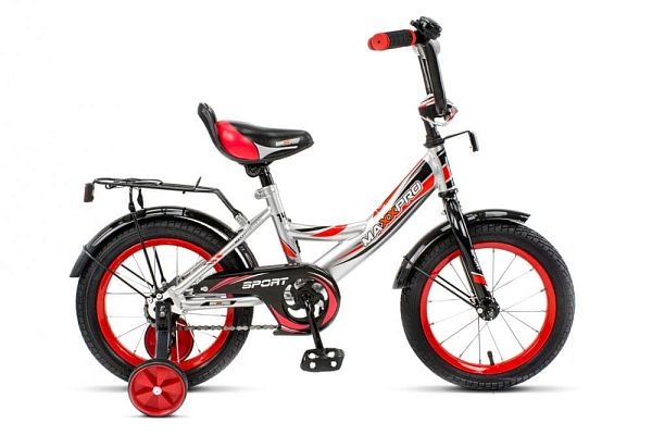 Велосипед детский MAXXPRO SPORT 14"  1 ск. бело-красный SPORT-14-3 (19) 
